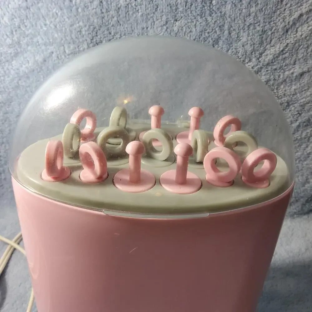 Vintage Y2K Conair Candlesticks Jelly Rollers Hair Setter Hot Rollers Rare Pink